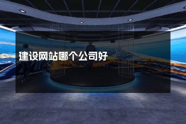 建设网站哪个公司好