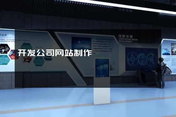 开发公司网站制作