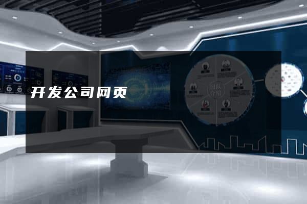 开发公司网页