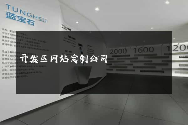 开发区网站定制公司