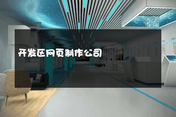 开发区网页制作公司