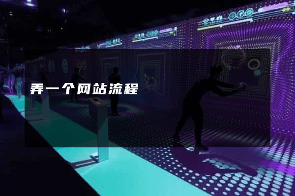 弄一个网站流程