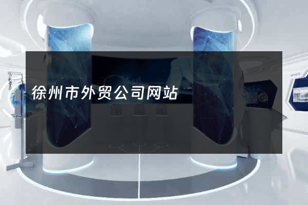 徐州市外贸公司网站