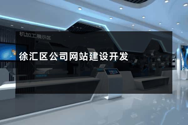 徐汇区公司网站建设开发