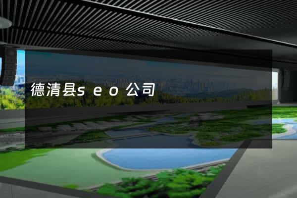 德清县seo公司