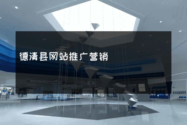 德清县网站推广营销