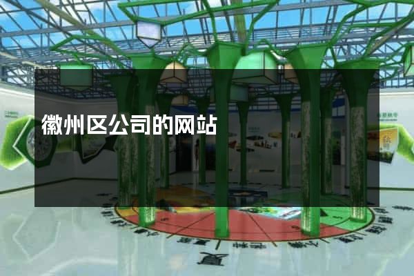 徽州区公司的网站
