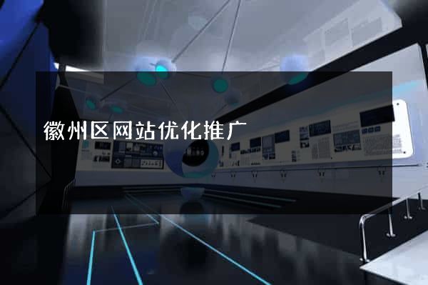 徽州区网站优化推广