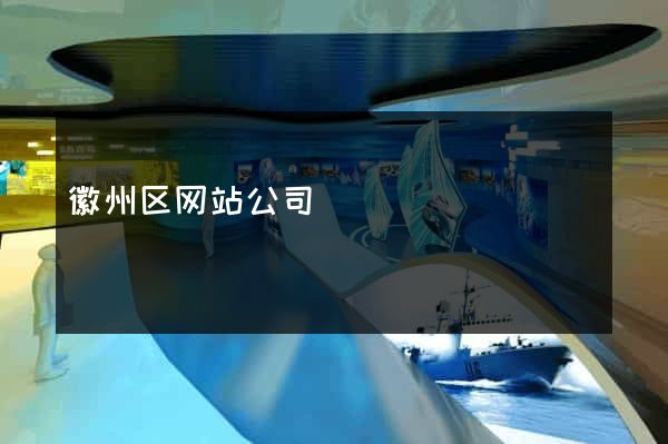 徽州区网站公司