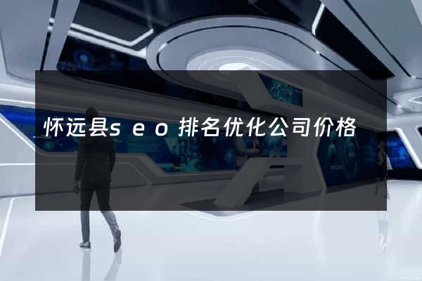 怀远县seo排名优化公司价格
