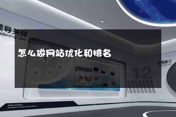 怎么做网站优化和排名