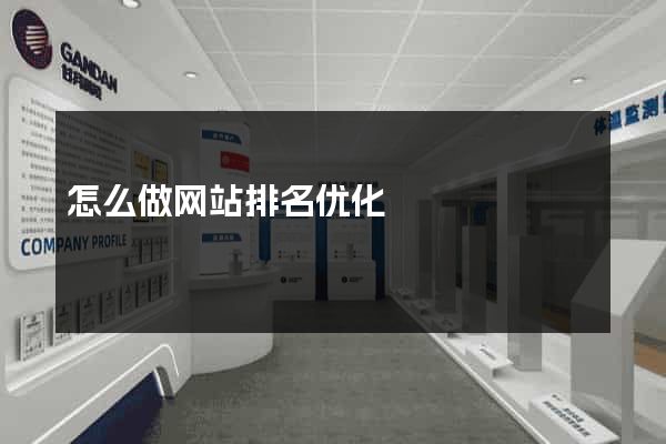 怎么做网站排名优化