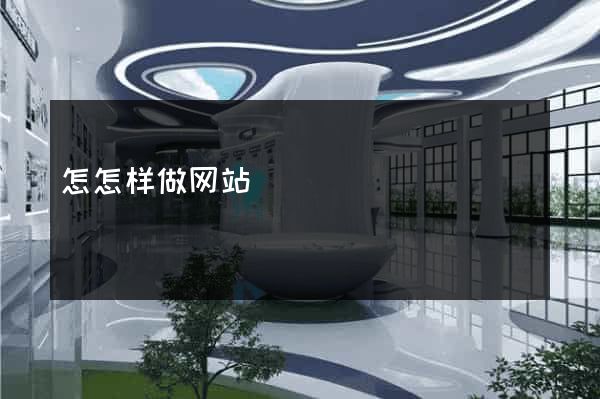 怎怎样做网站