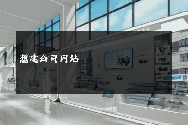 想建公司网站