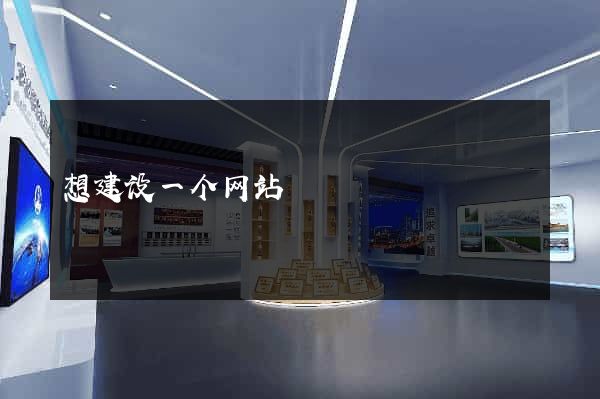 想建设一个网站
