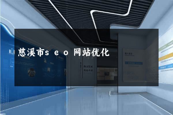 慈溪市seo网站优化