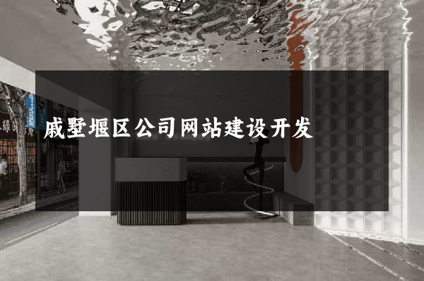 戚墅堰区公司网站建设开发