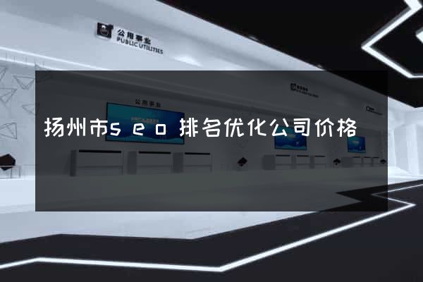 扬州市seo排名优化公司价格