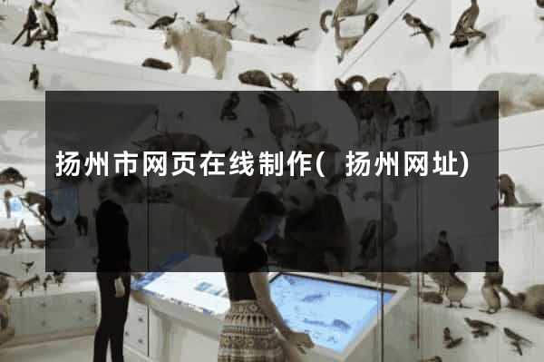 扬州市网页在线制作(扬州网址)