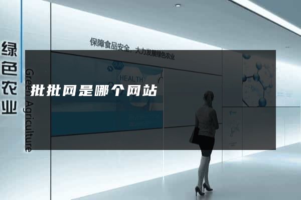 批批网是哪个网站