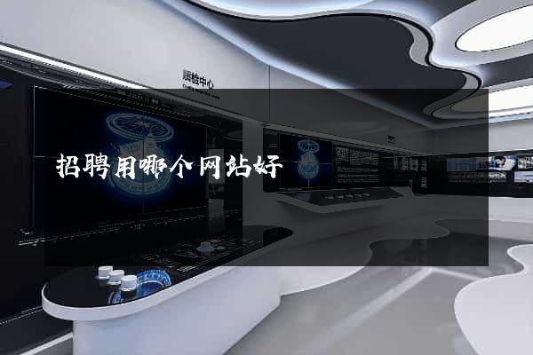 招聘用哪个网站好