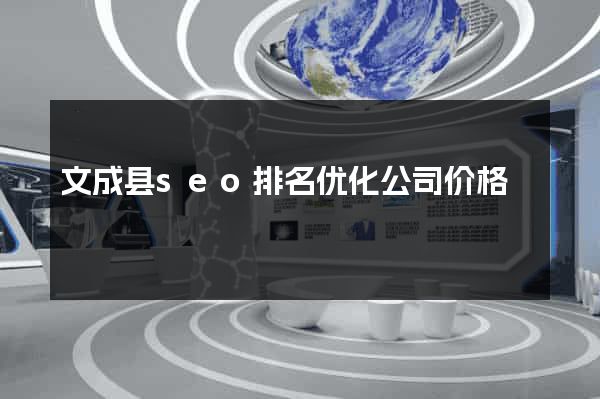 文成县seo排名优化公司价格