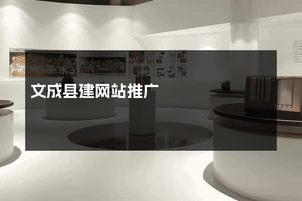 文成县建网站推广