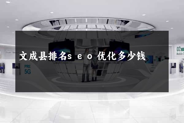 文成县排名seo优化多少钱