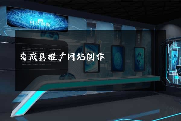 文成县推广网站制作