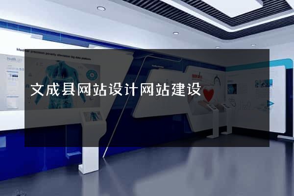 文成县网站设计网站建设