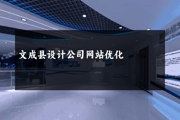 文成县设计公司网站优化
