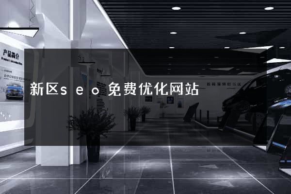 新区seo免费优化网站