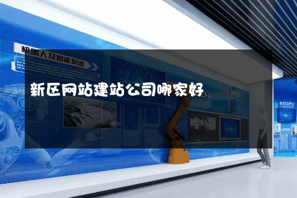 新区网站建站公司哪家好