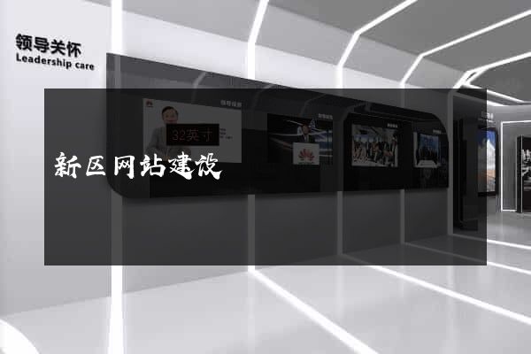 新区网站建设