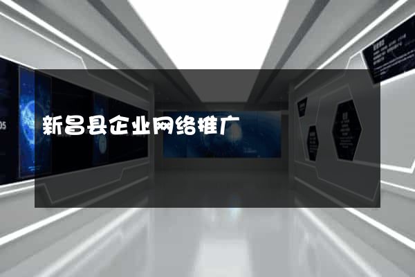 新昌县企业网络推广
