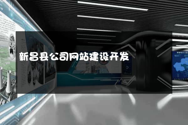 新昌县公司网站建设开发