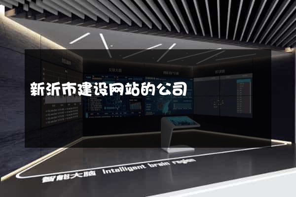 新沂市建设网站的公司