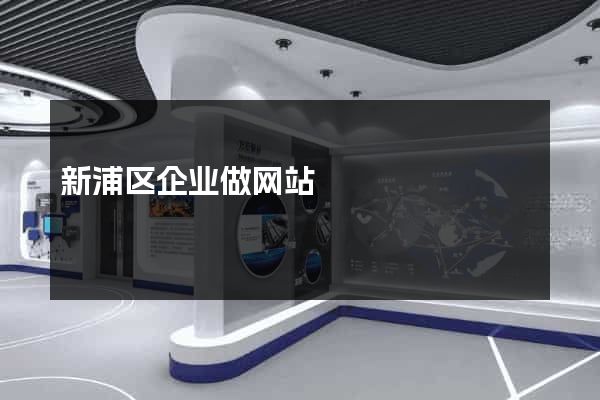 新浦区企业做网站