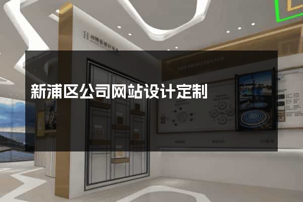 新浦区公司网站设计定制