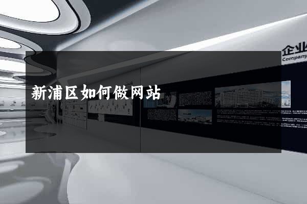 新浦区如何做网站