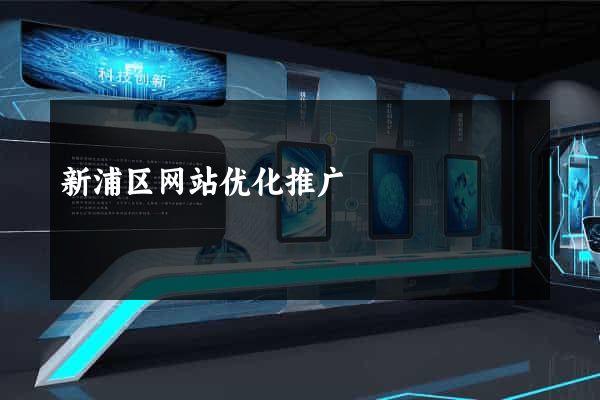 新浦区网站优化推广