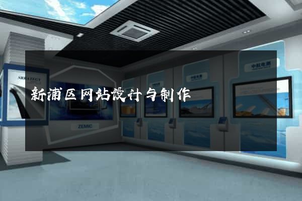 新浦区网站设计与制作