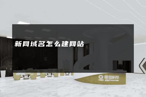新网域名怎么建网站