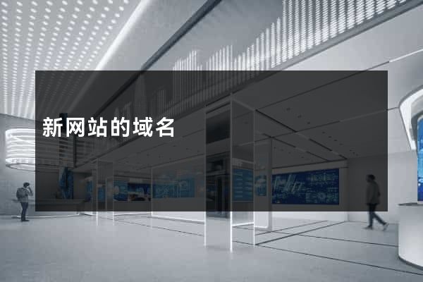 新网站的域名