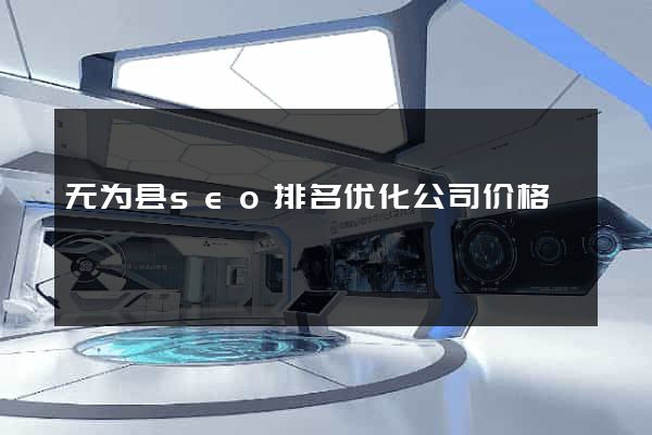 无为县seo排名优化公司价格
