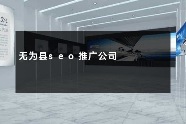 无为县seo推广公司