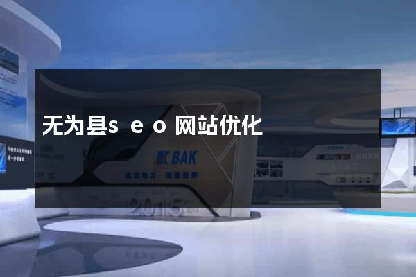 无为县seo网站优化