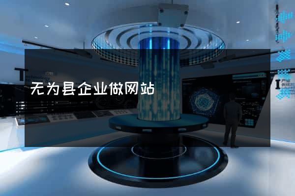无为县企业做网站