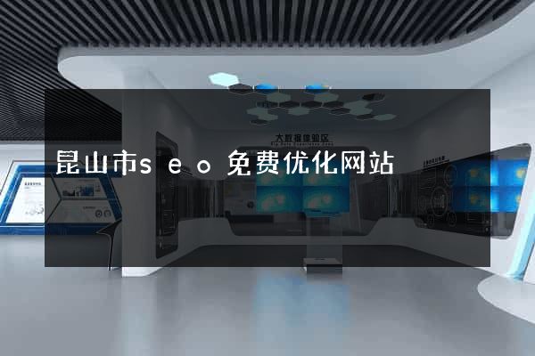 昆山市seo免费优化网站