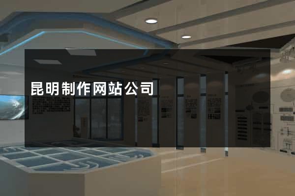 昆明制作网站公司